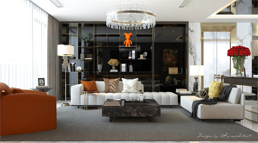 3D Interior Living Room Model For Free Download by Ha Do Duc