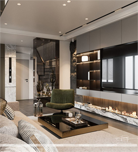  3Ds Max Living Room Interior Model Download by Quoc Tung