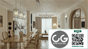 3Ds Max Living Room – Kitchen Interior Model Download by NT Studio