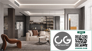 3Ds Max Living Room Interior Model Download by Huy Hieu Lee