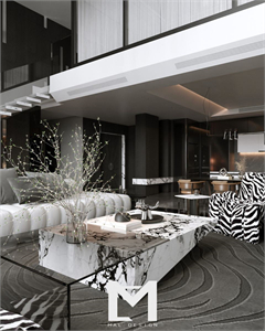 3Ds Max Living Room – Kitchen Interior Model Download By Ma Luong