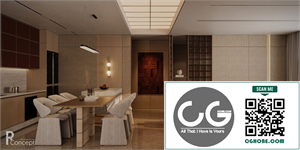 3Ds Max Living Room – Kitchen Interior Model Download by Nguyen Ngoc Nam