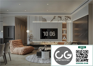 3Ds Max Living Room Interior Model Download by Dung Coii