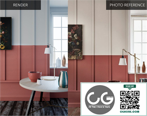 Living room Free 3D Interior scene corona for Cinema 4D by Giuseppe Marino