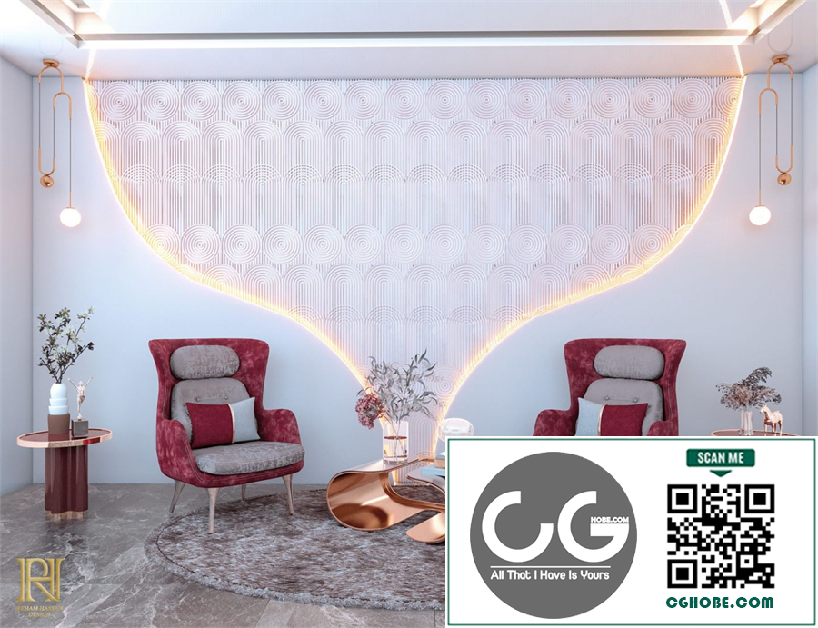 Free download interior Scene by Reham Hasan