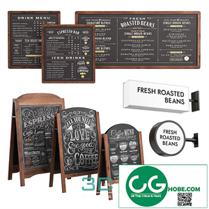 Advertising cafe
