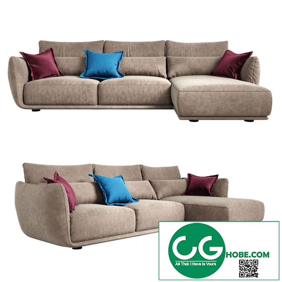 Cierre Clift sectional Sofa long chair left arm
