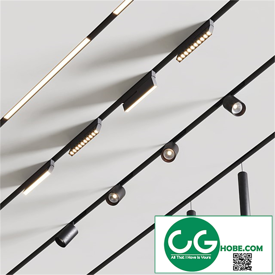 Built-in magnetic lamps 