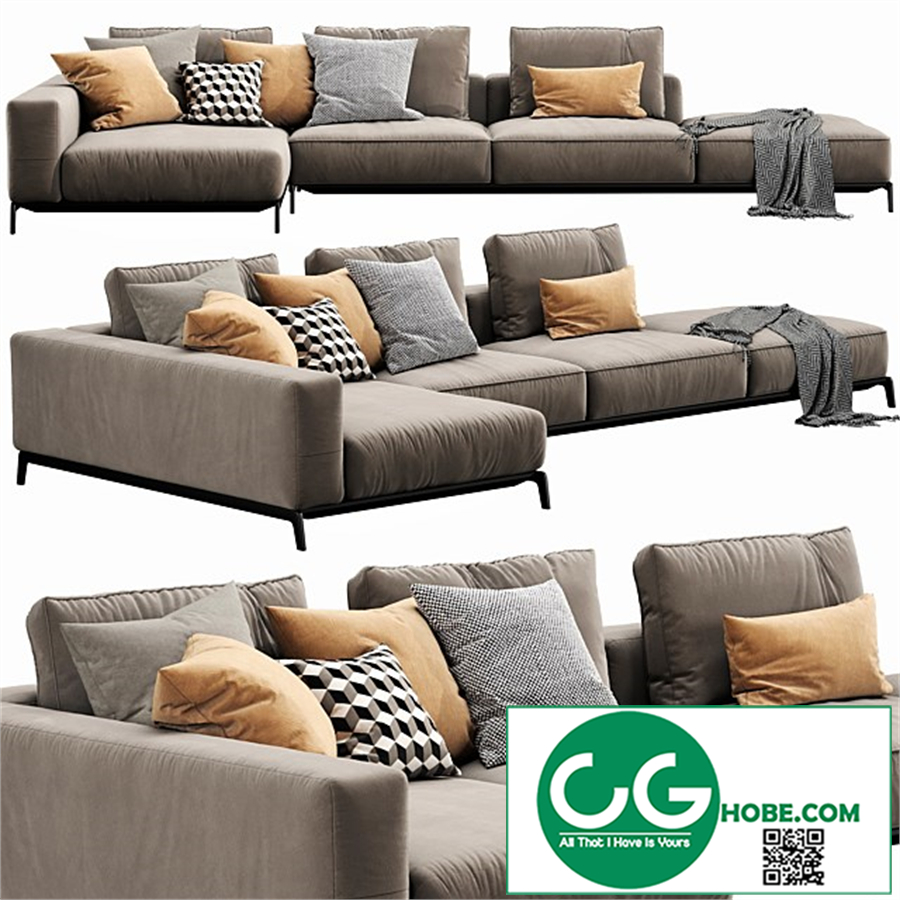 Flexform Ettore Sectional