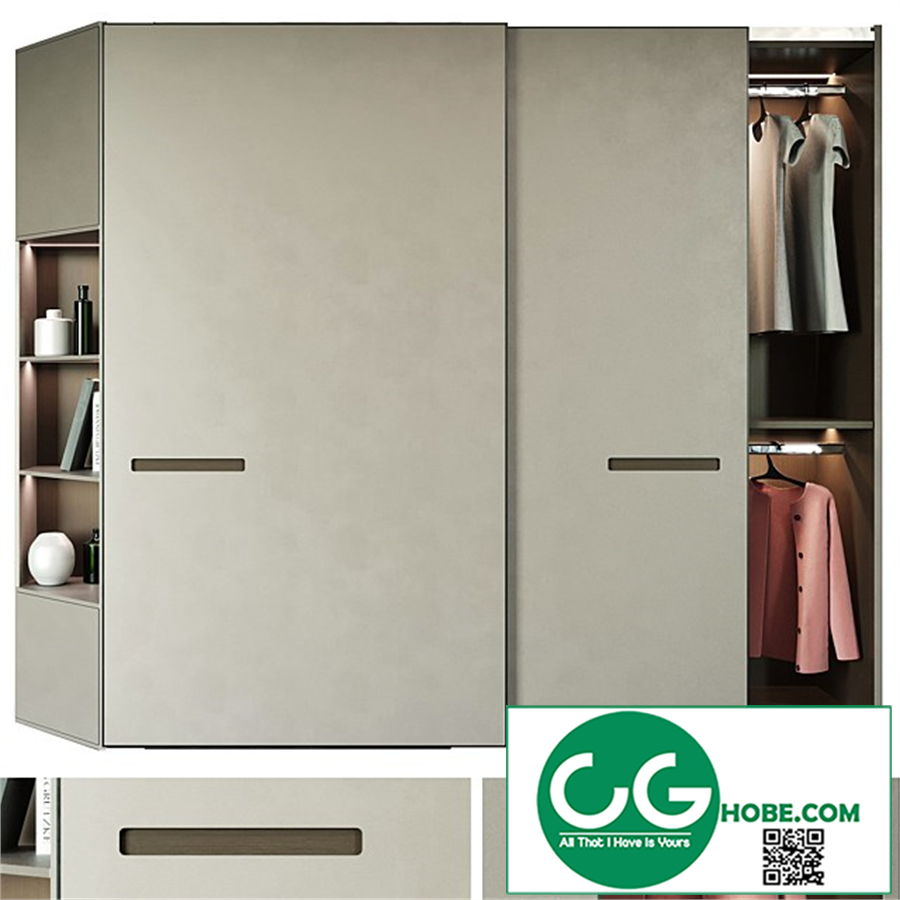 Modern laconic wardrobe 