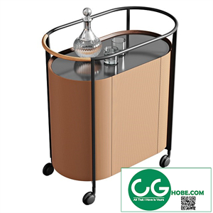 Poltrona Frau trolley, collection MI