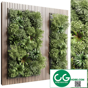 Wood frame Vertical graden