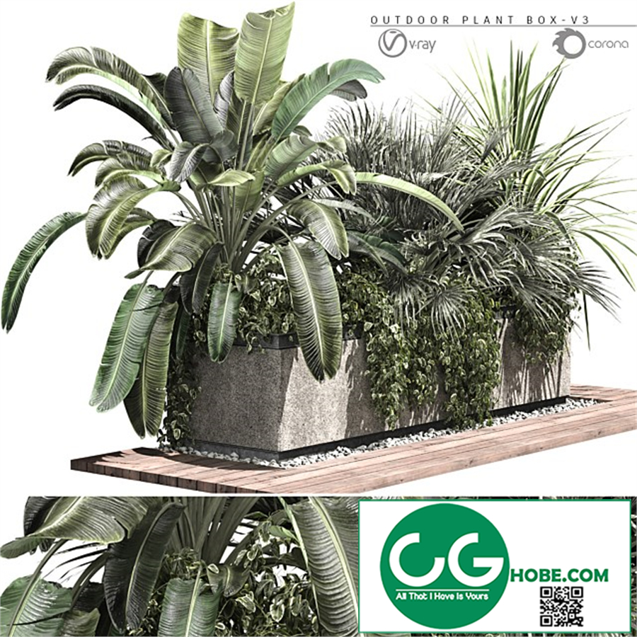 OUTDOOR PLANT BOX-V3