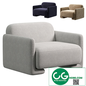 Fauteuil in bouclette