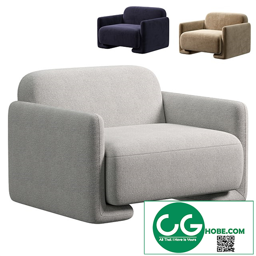 Fauteuil in bouclette