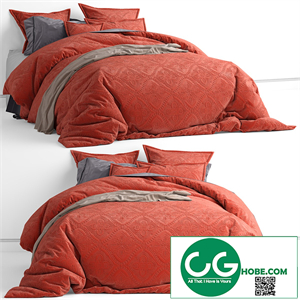 Adairs Bianca Terracotta Bed