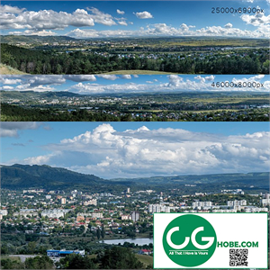 Panoramas of the city
