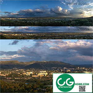 Panoramas of the city