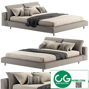 Owen bed by Bonaldo
