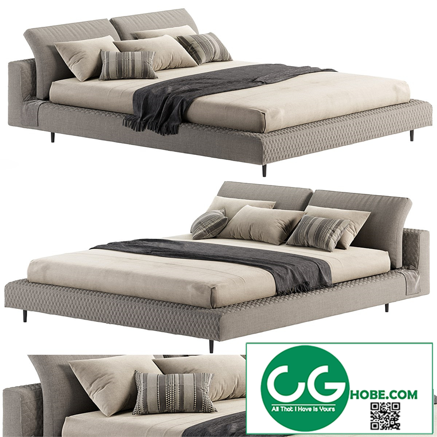 Owen bed by Bonaldo