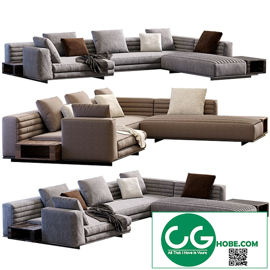Sofa Roger By Minotti