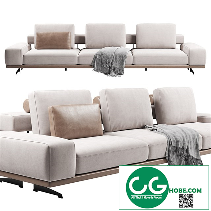 Well Three-Seater Sofa by FENDA