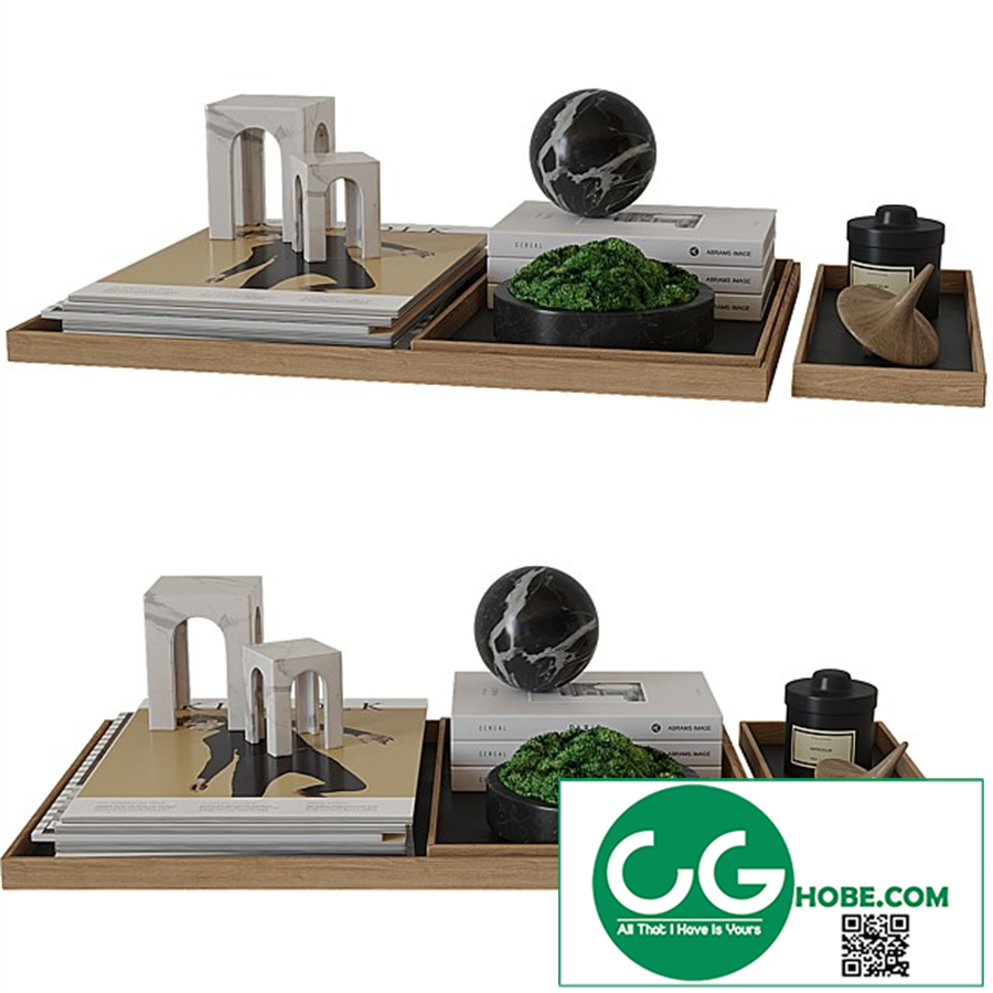 Decorative coffee table set 3