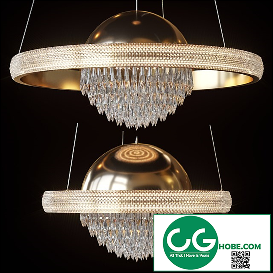 Suspended chandeliers ZARINA by Lampatron
