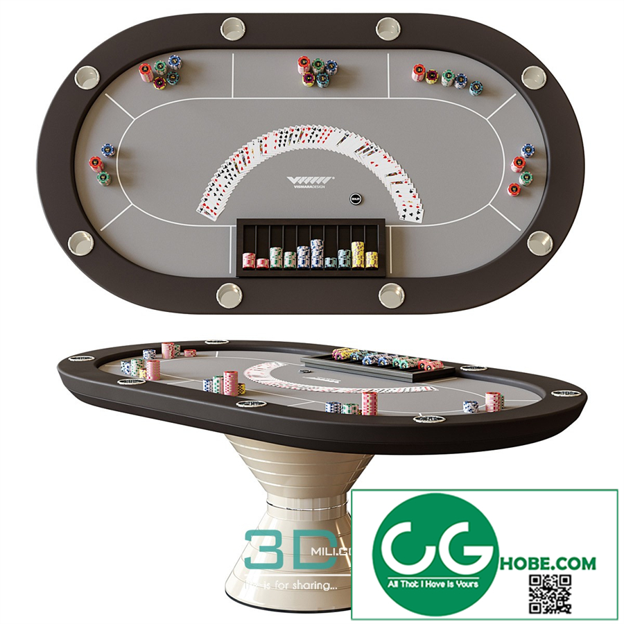 Vismara design poker table
