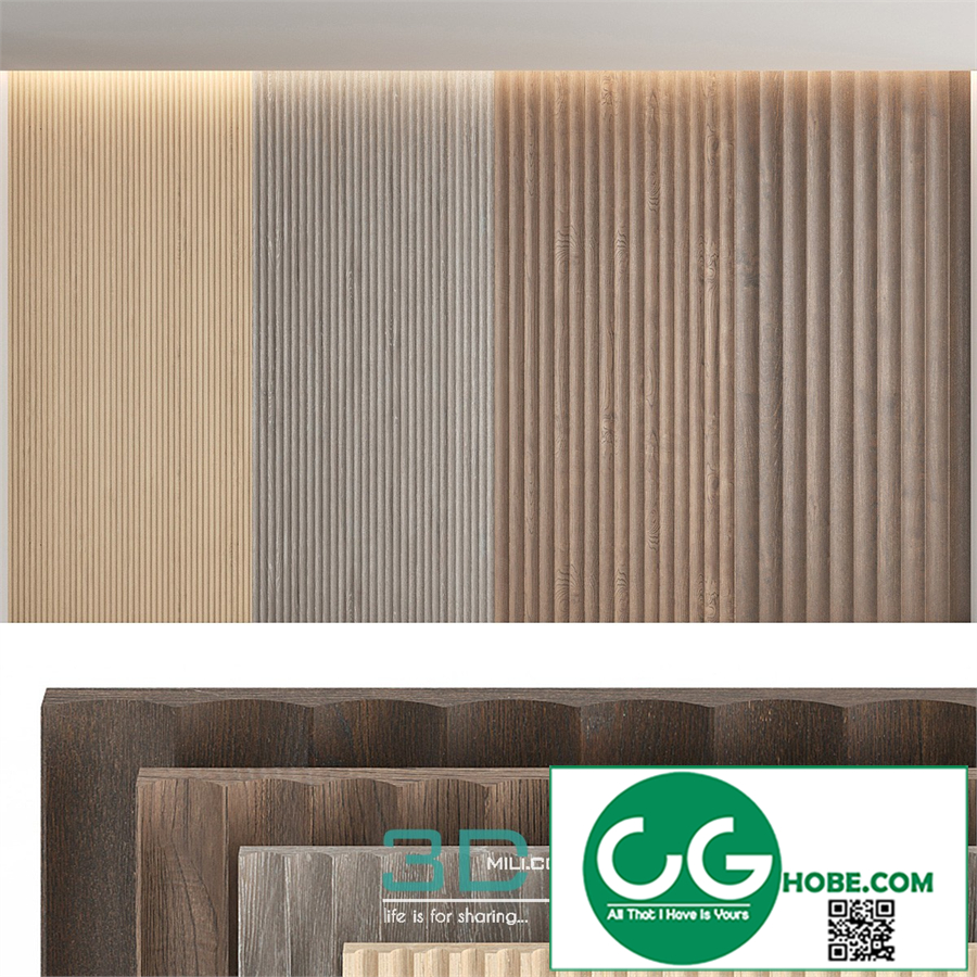 Wood panel set 7