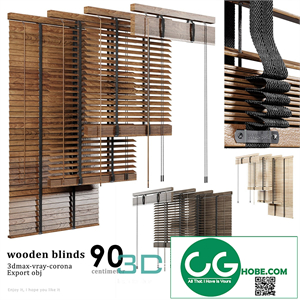 Wooden Blind 02 90cm