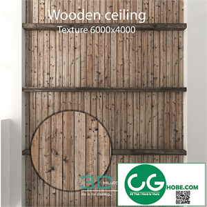 Wooden ceiling with beams 21