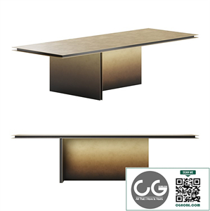 Folio dining table by De Castelli