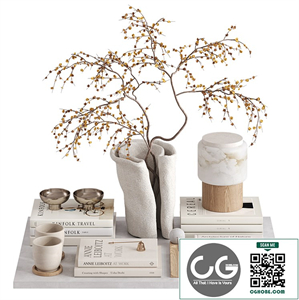 Decorative set with Lanterno Table Lamp
