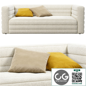 CB2 Strato Boucle Sofa