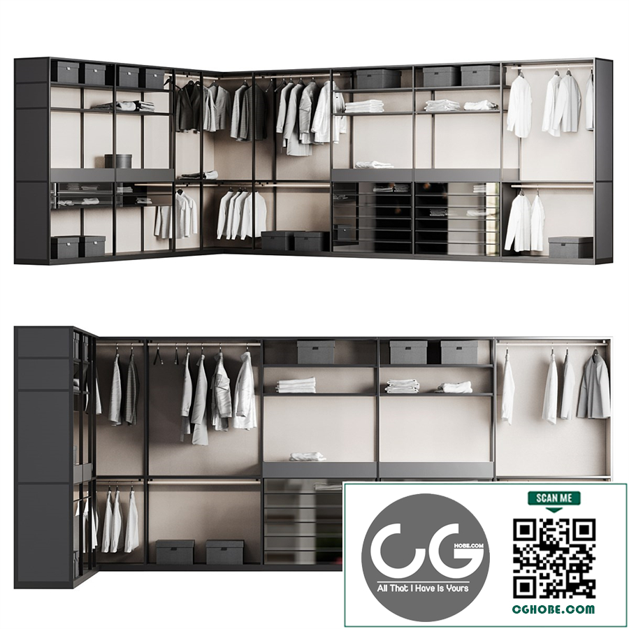 dressing room Poliform SENZAFINE 2