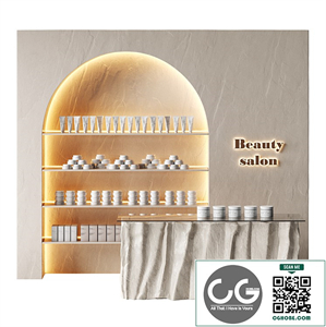 Beauty salon cosmetic set