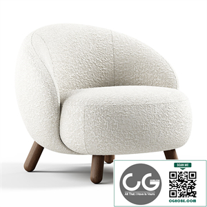 Westwing - Savona lamb armchair