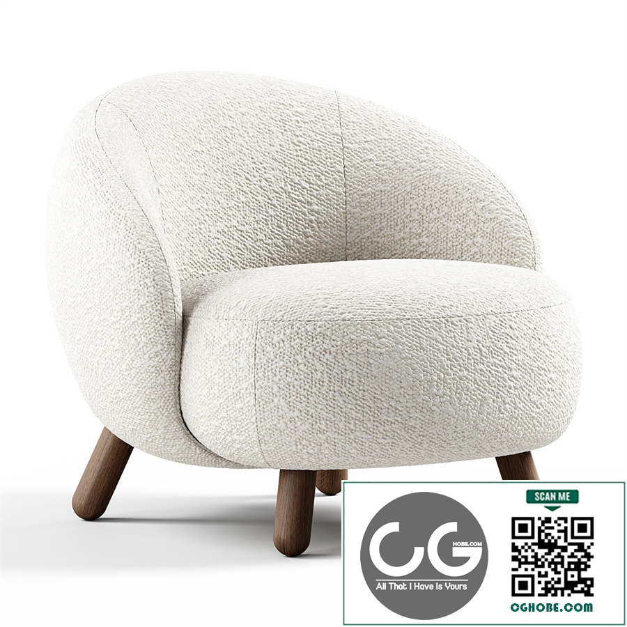 Westwing - Savona lamb armchair