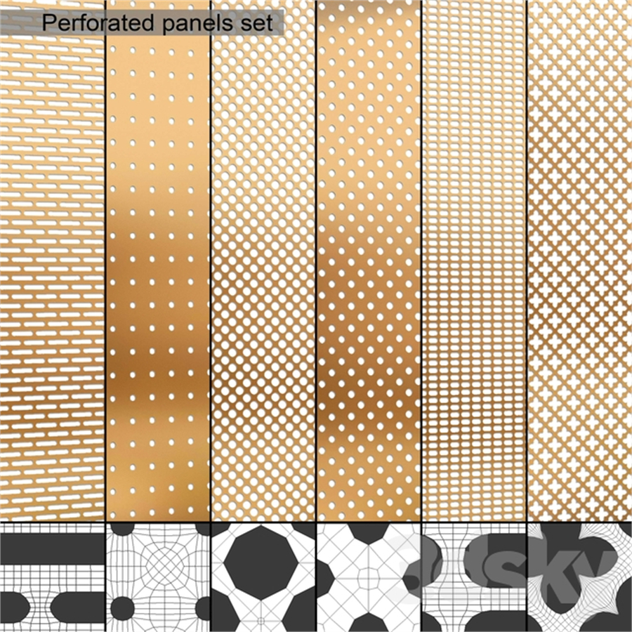 Perforated panels