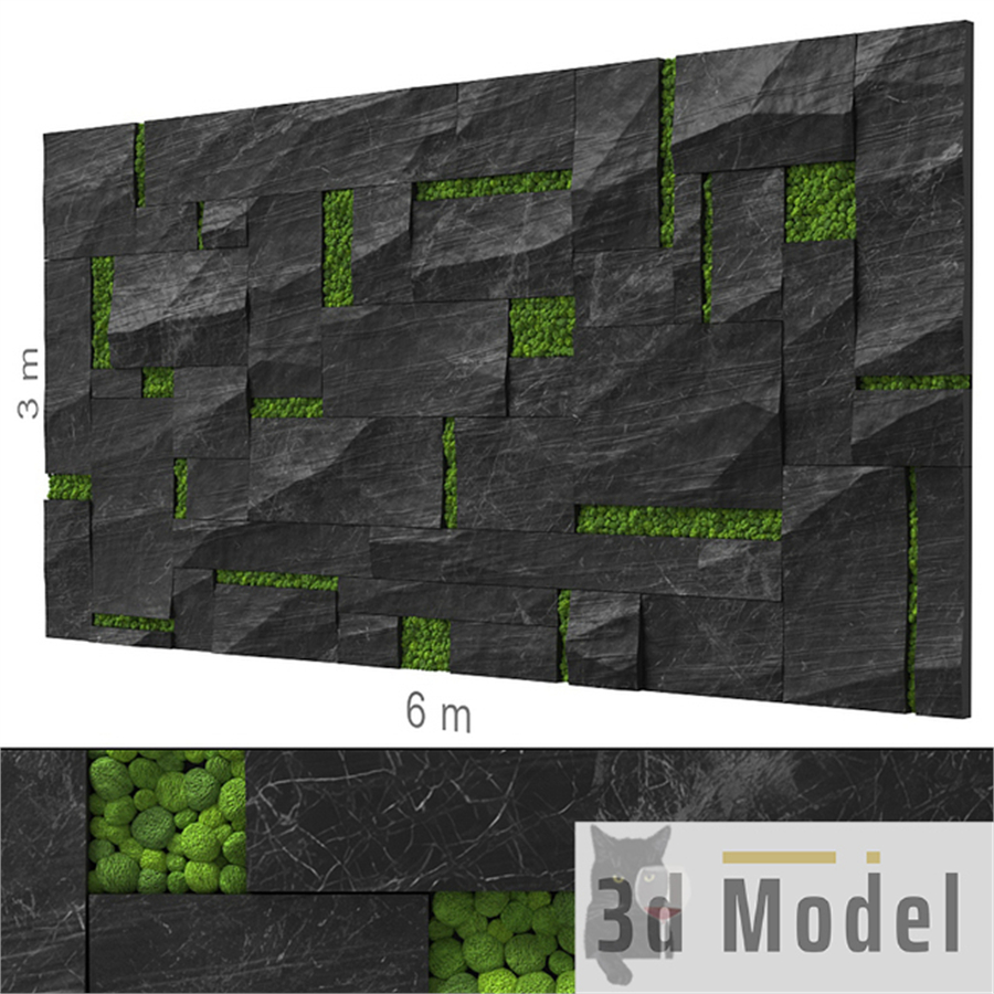 Decorative wall 250.