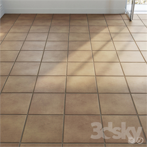 Ceramic tile set 06 - Natural Terracotta