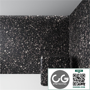 Dark terrazzo