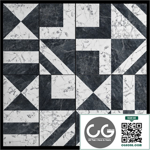 Kerama Marazzi Bianco Nero Lappated Ceramic Tiles