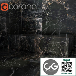 Nero Portoro Porcelain Tile