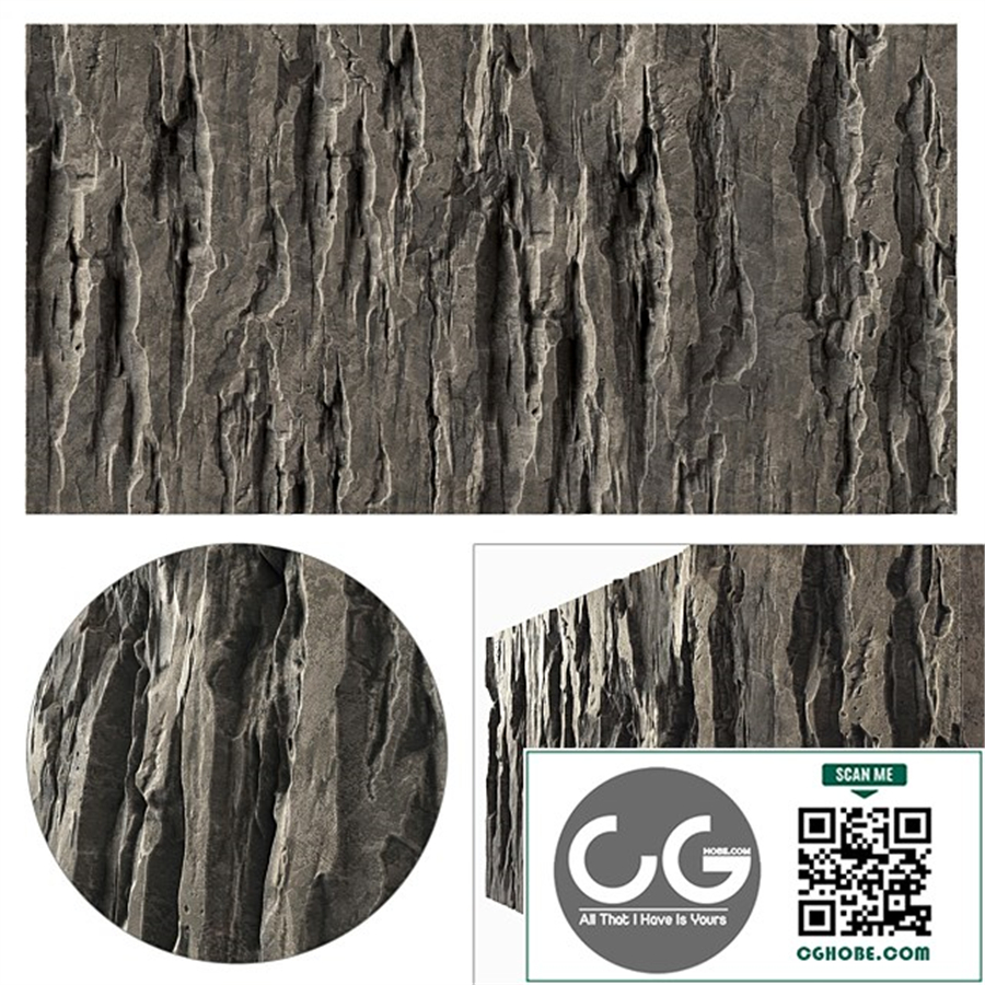 Wall stone slab rock mono n1 