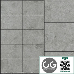 ABK Atlantis Grey Hammered 600x900