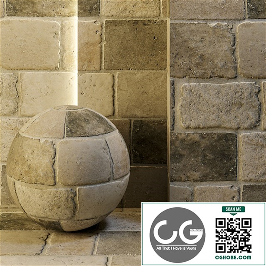 Limestone floor