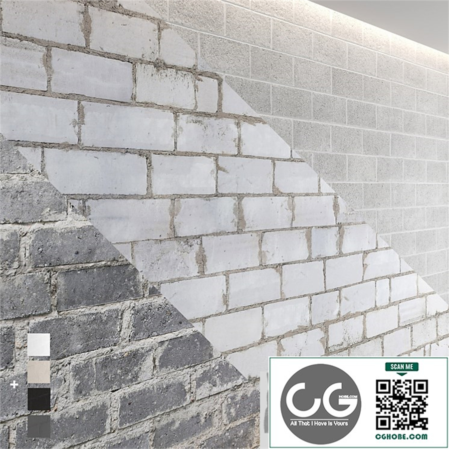 Block wall set 01