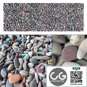 Pebble smooth low n14 / Small smooth pebble No. 14